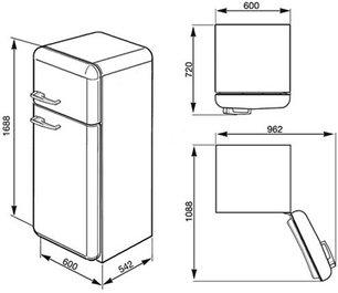 Холодильник Смег FAB30LX1 фото 2 в Казани и Татарстане Холодильник Smeg FAB30LX1 фото 2 в Казани и Татарстане