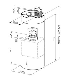 Вытяжка Smeg KIR37XE фото 3 в Казани и Татарстане
