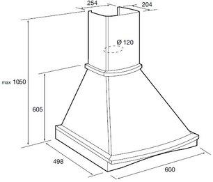 Вытяжка Korting KHC 6740 RN Wood фото 2 в Казани и Татарстане