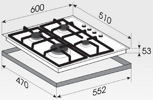 Варочная панель Zigmund Shtain MN 84.61 S фото 2 в Казани и Татарстане