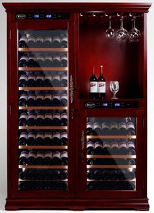 Винный шкаф Coldvine C154-WM2-BAR (Classic) фото в Казани и Татарстане Винный шкаф Cold Vine C154-WM2-BAR (Classic) фото в Казани и Татарстане