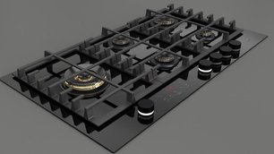 Варочная панель Fulgor Milano FCLH 905 G T WK BK фото 2 в Казани и Татарстане