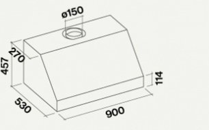 Вытяжка Falmec Zeus 90 PRO фото 3 в Казани и Татарстане
