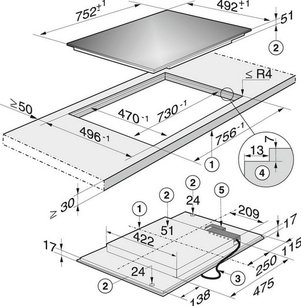 Варочная панель Miele KM 5956 (Ice) фото 2 в Казани и Татарстане