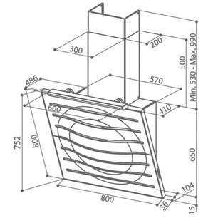 Вытяжка Фабер Life EG10 WH A80 фото 3 в Казани и Татарстане Вытяжка Faber Life EG10 WH A80 фото 3 в Казани и Татарстане