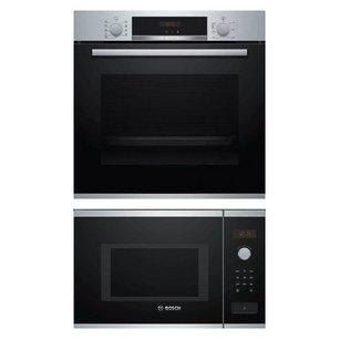 Bosch (духовой шкаф HBA573BS1 + микроволновая печь BFL553MS0) фото в Казани и Татарстане