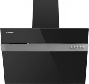 Кухонная вытяжка MAUNFELD Bridge Line 60 черный\вставка сатин фото в Казани и Татарстане