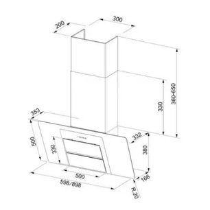 Вытяжка Фабер NORTHIA EG8+ BK A90 фото 2 в Казани и Татарстане Вытяжка Faber NORTHIA EG8+ BK A90 фото 2 в Казани и Татарстане