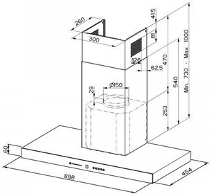 Вытяжка Фабер T-AIR KL A90 фото 4 в Казани и Татарстане Вытяжка Faber T-AIR KL A90 фото 4 в Казани и Татарстане
