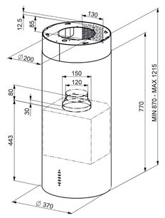 Вытяжка Smeg KIR37X фото 2 в Казани и Татарстане