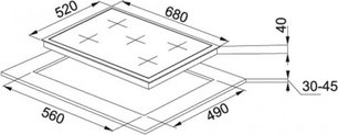 Независимая варочная панель Franke FHGS 705 4G TC BK C фото 2 в Казани и Татарстане