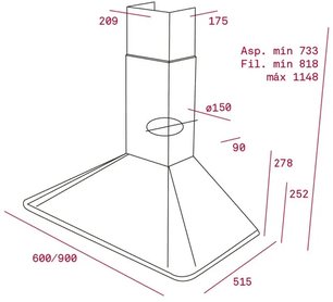 Вытяжка Teka DOS 90 BEIGE-BRASS фото 2 в Казани и Татарстане