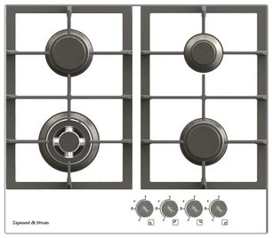 Встраиваемая газовая варочная панель Zigmund Shtain M 21.6 W фото в Казани и Татарстане
