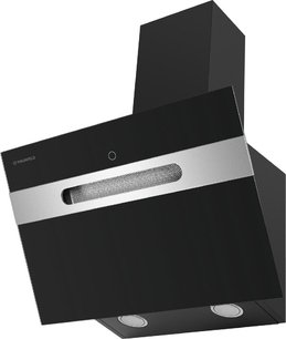 Кухонная вытяжка MAUNFELD Moon 60 черный\вставка сатин фото 2 в Казани и Татарстане
