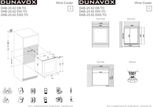Винный шкаф Дунавокс DAB-25.62DB.TO фото 2 в Казани и Татарстане Винный шкаф Dunavox DAB-25.62DB.TO фото 2 в Казани и Татарстане