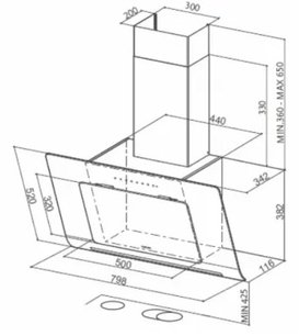 Вытяжка Фабер INFINITY ACT WH A80 фото 3 в Казани и Татарстане Вытяжка Faber INFINITY ACT WH A80 фото 3 в Казани и Татарстане
