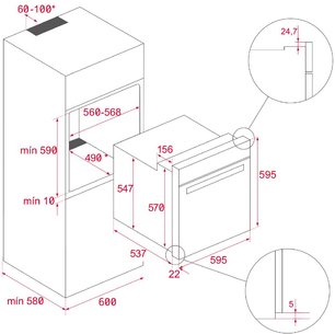 Духовой шкаф Тека HBB 720 BK фото 2 в Казани и Татарстане Духовой шкаф Teka HBB 720 BK фото 2 в Казани и Татарстане