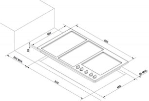 Варочная поверхность Korting HG 995 CTX фото 3 в Казани и Татарстане