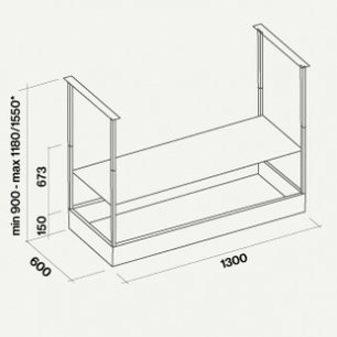 Вытяжка Falmec Spazio 130 Island steel фото 4 в Казани и Татарстане