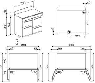 Варочный центр Smeg TR4110X-1 фото 4 в Казани и Татарстане