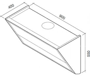 Вытяжка Falmec Gleam 90 ix (800) ECP black фото 3 в Казани и Татарстане
