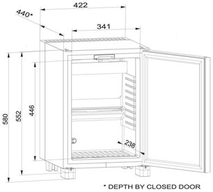 Минибар Дометик RH 449 LDAG фото 4 в Казани и Татарстане Минибар Dometic RH 449 LDAG фото 4 в Казани и Татарстане