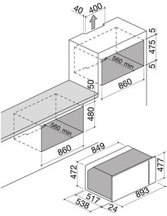 Духовой шкаф Barazza 1FCYP9 фото 3 в Казани и Татарстане