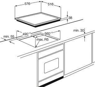 Варочная панель AEG HE604060XB фото 2 в Казани и Татарстане