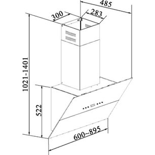Вытяжка Korting KHC 91090 GN фото 4 в Казани и Татарстане