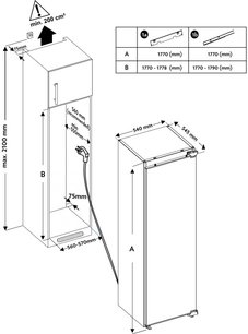 Встраиваемый морозильник Шауб Лоренц SLF E225WE фото 3 в Казани и Татарстане Встраиваемый морозильник Schaub Lorenz SLF E225WE фото 3 в Казани и Татарстане