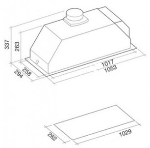 Вытяжка Falmec GRUPPO INCASSO 105 IX (800) ECP фото 3 в Казани и Татарстане