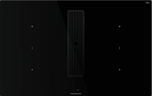 Индукционная варочная панель с вытяжкой Kuppersbusch KMI 8350.0 SR Black Chrome фото в Казани и Татарстане