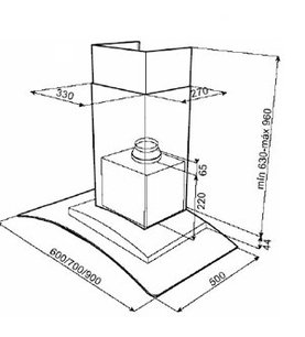 Вытяжка Teka NC2 90 BLACK фото 2 в Казани и Татарстане
