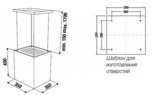Островная вытяжка Kuppersbusch DI 3800.0 S4 Gold фото 2 в Казани и Татарстане