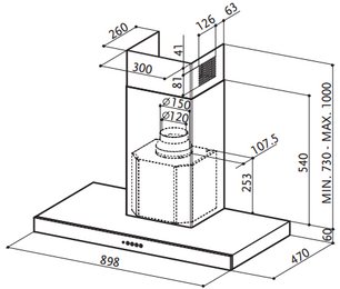 Вытяжка Фабер STILO/SP X A90 фото 2 в Казани и Татарстане Вытяжка Faber STILO/SP X A90 фото 2 в Казани и Татарстане