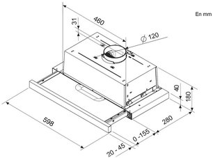 Встраиваемая вытяжка Brandt AT1346X фото 4 в Казани и Татарстане