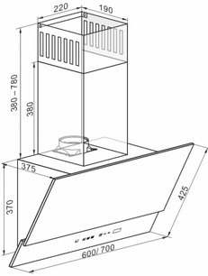 Вытяжка Kaiser AT 6410 FR Eco фото 4 в Казани и Татарстане