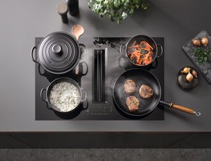 Варочная панель с вытяжкой Miele KMDA 7272 FL-U фото 3 в Казани и Татарстане