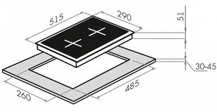 Газовая варочная панель Маунфилд EGHG.32.23CB/G фото 4 в Казани и Татарстане Газовая варочная панель Maunfeld EGHG.32.23CB/G фото 4 в Казани и Татарстане