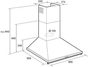 Вытяжка Korting KHC 6740 RI фото 2 в Казани и Татарстане