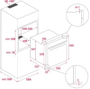 Духовой шкаф Тека HBB 720 WH фото 2 в Казани и Татарстане Духовой шкаф Teka HBB 720 WH фото 2 в Казани и Татарстане