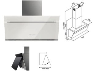 Вытяжка Falmec Butterfly 90 ix (800) ECP white фото 3 в Казани и Татарстане