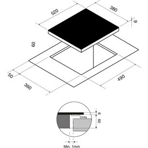 Индукционная варочная панель Pando PI-TEP фото 3 в Казани и Татарстане