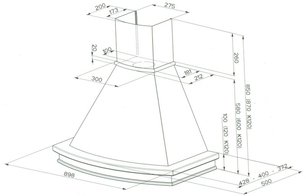 Вытяжка Фабер TRENDY 90 SC H-EP корпус белый фото 3 в Казани и Татарстане Вытяжка Faber TRENDY 90 SC H-EP корпус белый фото 3 в Казани и Татарстане
