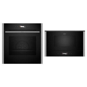 Neff (духовой шкаф B24CR31N0 + микроволновая печь NL4WR21N1) фото в Казани и Татарстане