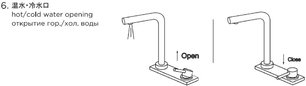 Смеситель Омойкири NARA 2 PLUS-S C фото 3 Смеситель Omoikiri NARA 2 PLUS-S C фото 3