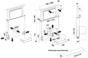 Встраиваемая вытяжка Falmec Down Draft 120 ix ECP фото 4 в Казани и Татарстане
