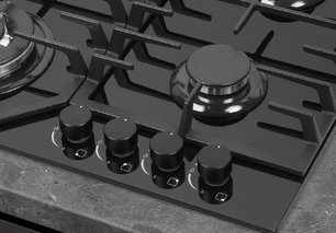 Газовая варочная панель из закаленного стекла Zigmund Shtain M 32.6 B фото 2 в Казани и Татарстане