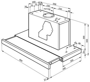Вытяжка Smeg KSET910X фото 3 в Казани и Татарстане