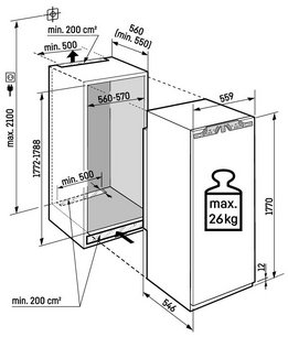 Встраиваемый холодильник Liebherr IRBbsci 5171 Peak фото 4 в Казани и Татарстане